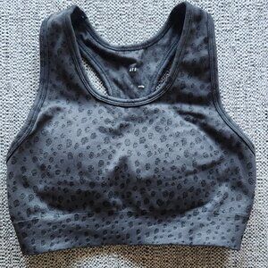 Evolve Speckle Seamless Sports Bra - Charcoal